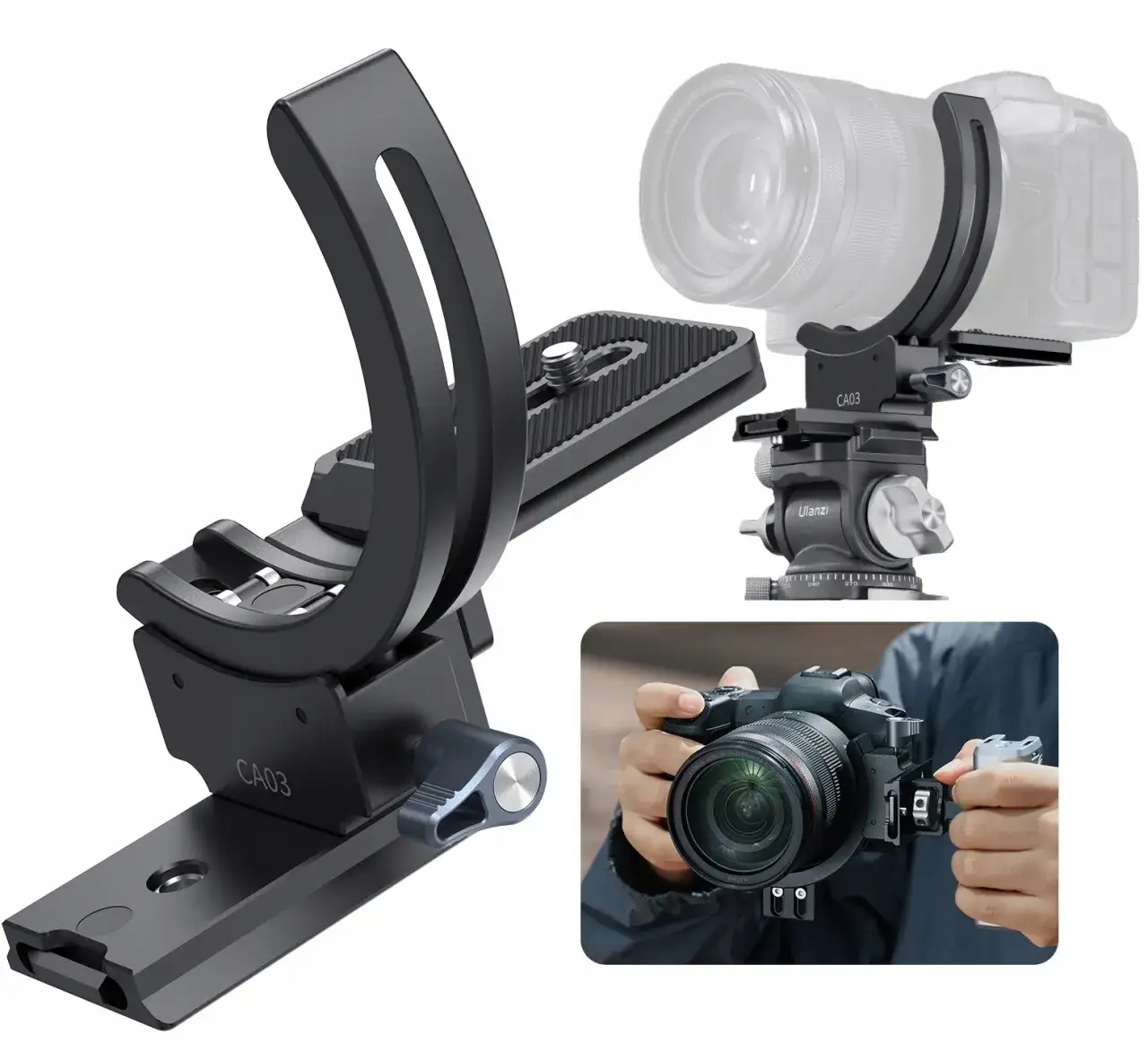 aparat statyw szybkozłączka montaż