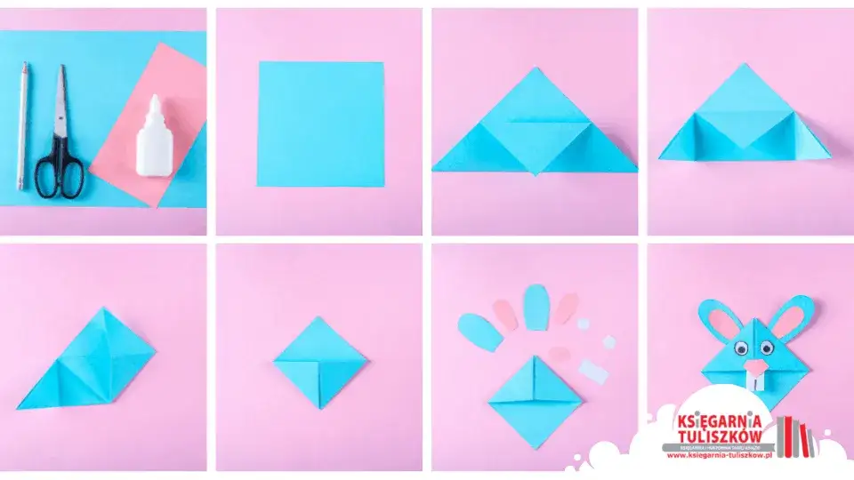 proste zakładki papierowe diy