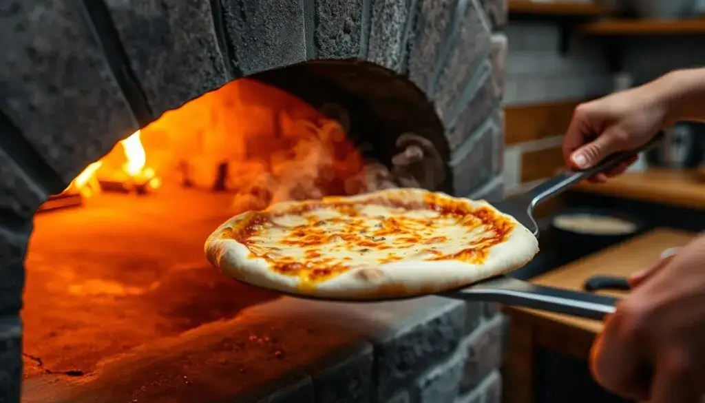 pizza na blacie przed włożeniem do piekarnika, składniki, termometr