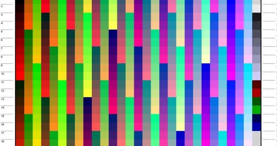 Drukarka atramentowa wydruk testowy