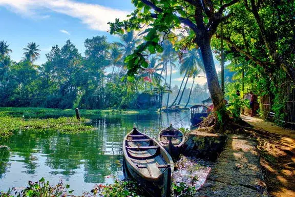 Krajobraz Kerala Indie