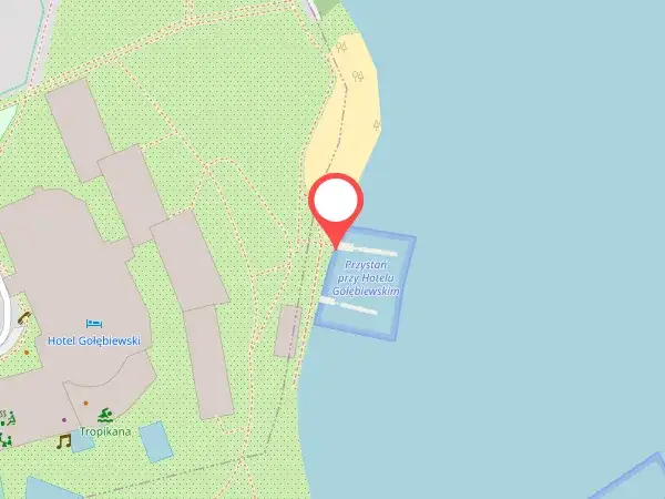 Mapa hoteli Gołębiewski Polska