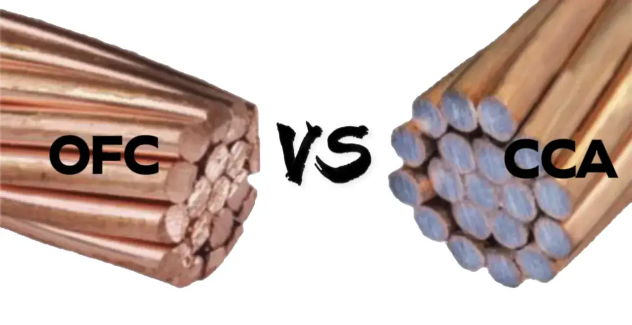 Przekr&oacute;j kabla OFC vs CCA