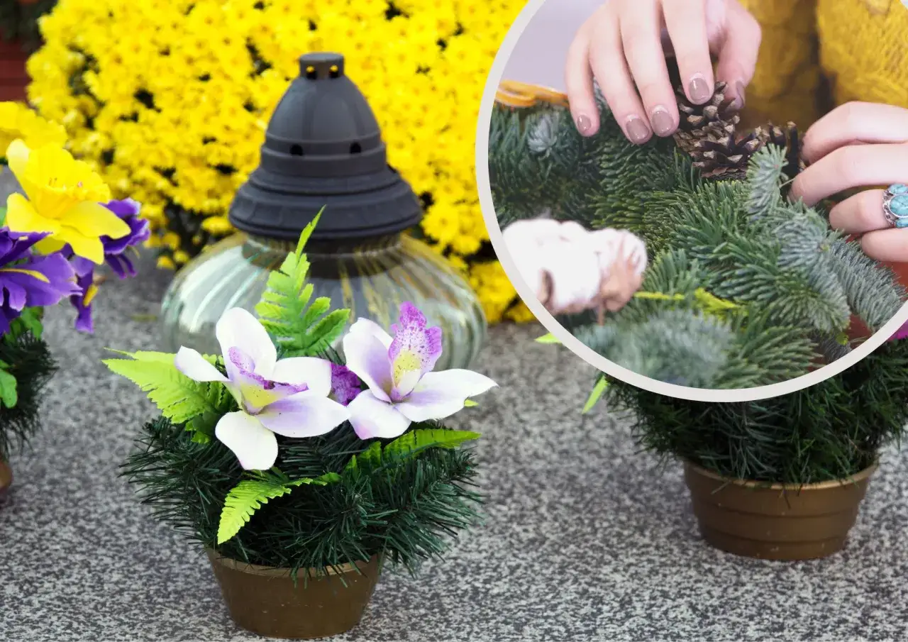 stroik na cmentarz DIY krok po kroku