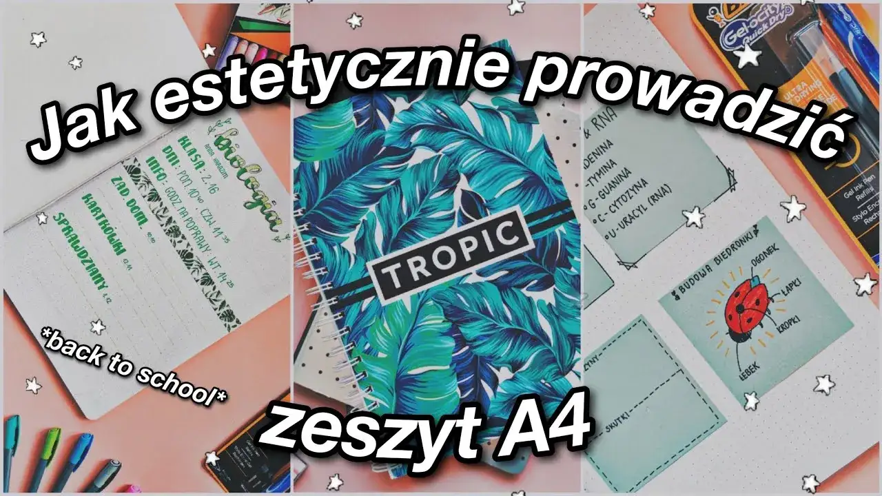 Zdjęcie Jak prowadzić ładnie zeszyt – 10 praktycznych wskazówek i pomysłów