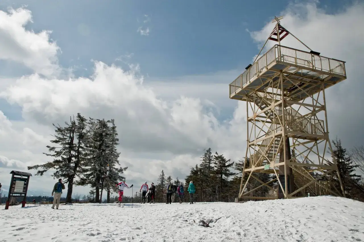 Barania Góra wieża widokowa Beskidy