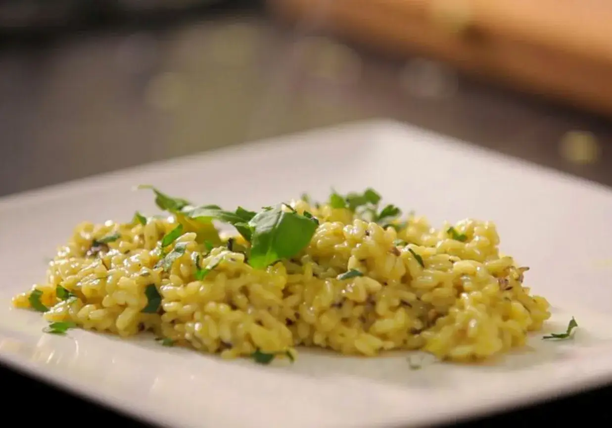 gotowe orzotto z parmezanem