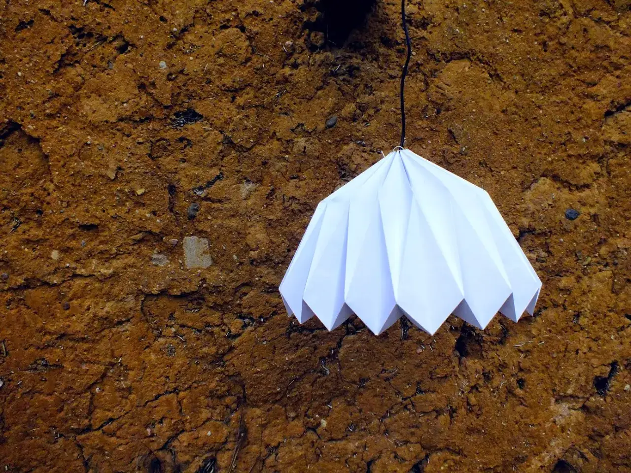 Abażur origami schematy