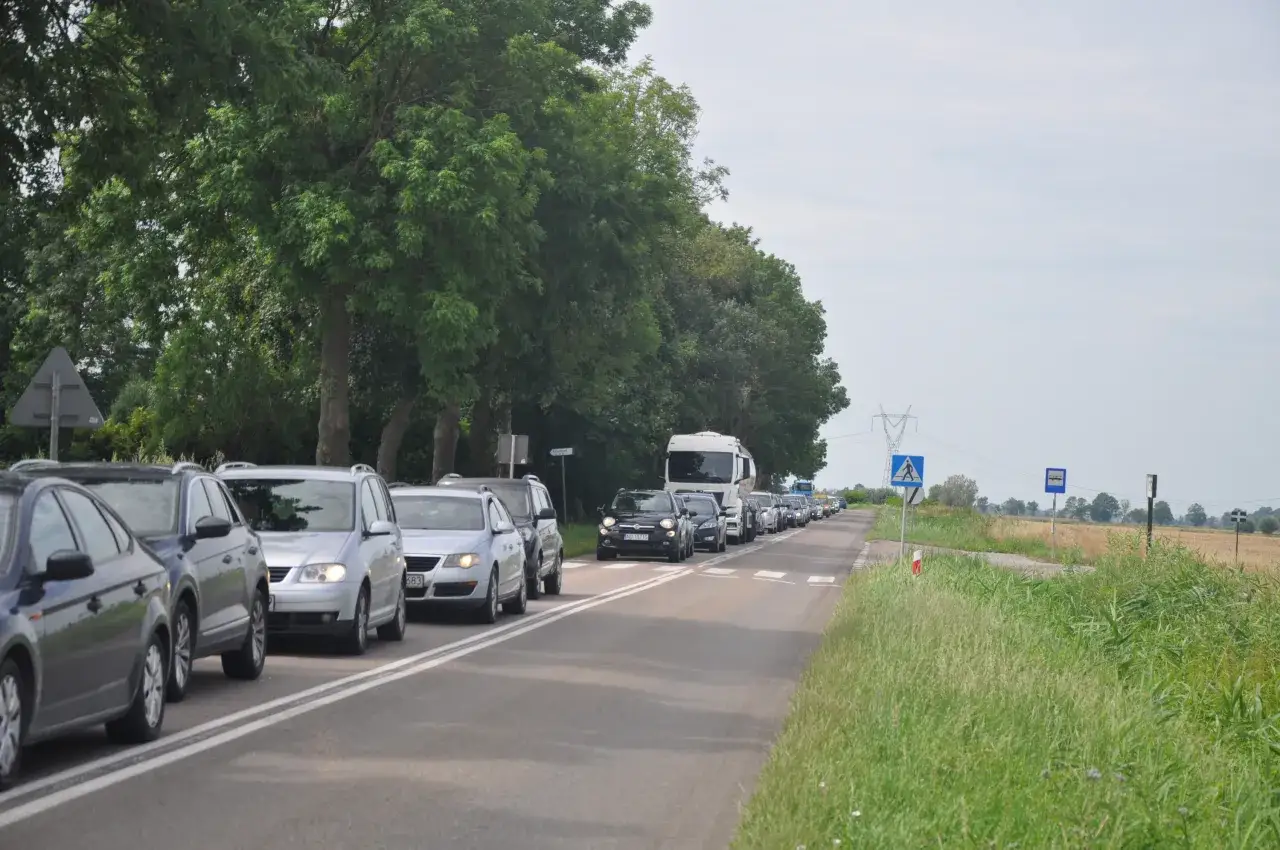 Droga wojew&oacute;dzka 501 Mierzeja Wiślana korki