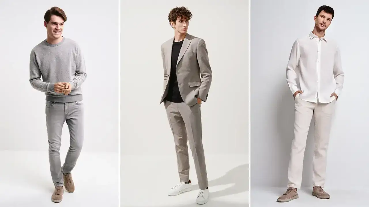 lniane spodnie męskie smart casual stylizacje