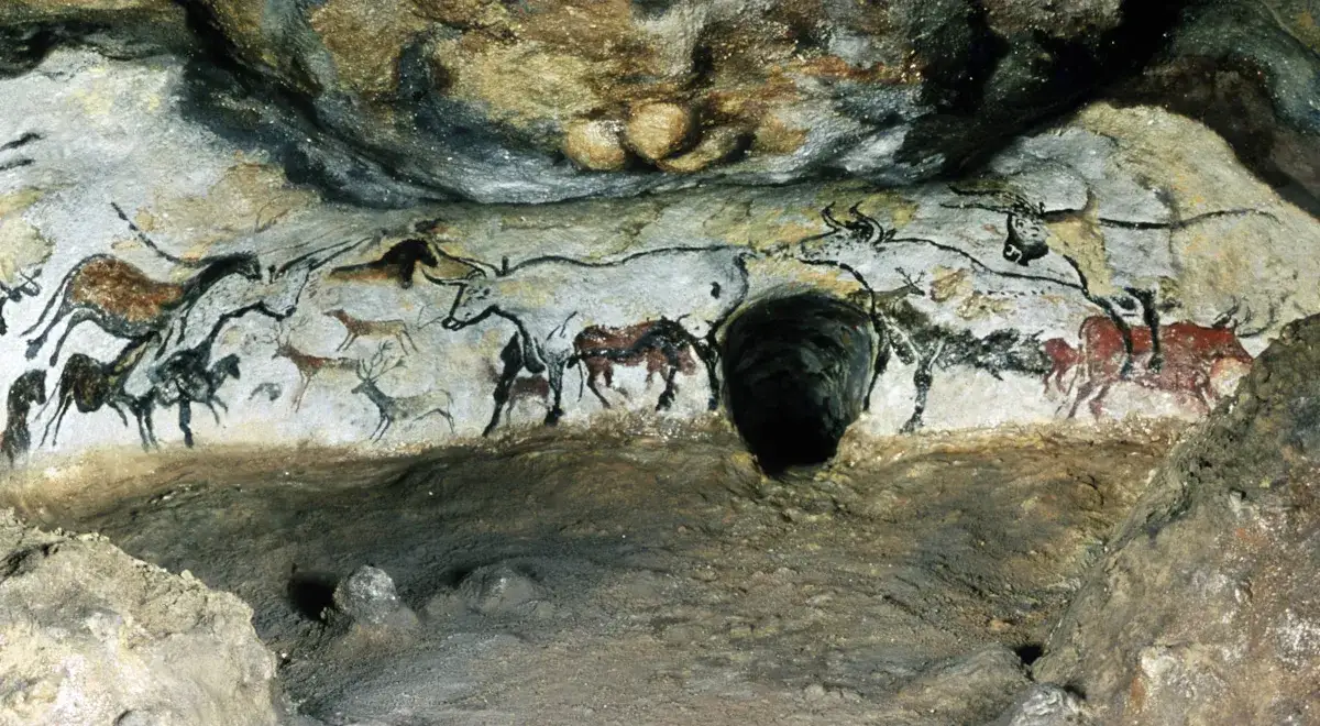 Malowidła naskalne Lascaux, jaskinia prehistoria
