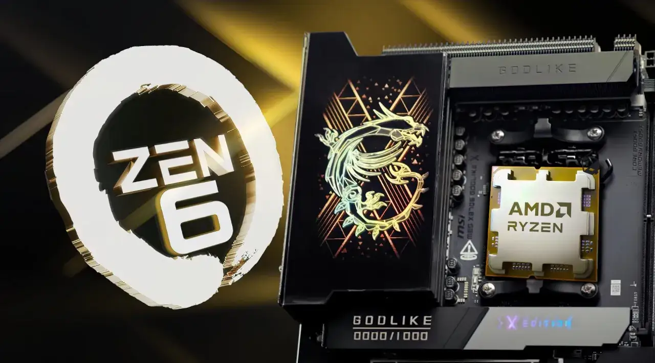 Nowe procesory AMD Ryzen z grafiką Zen 6 na płycie gł&oacute;wnej Godlike.