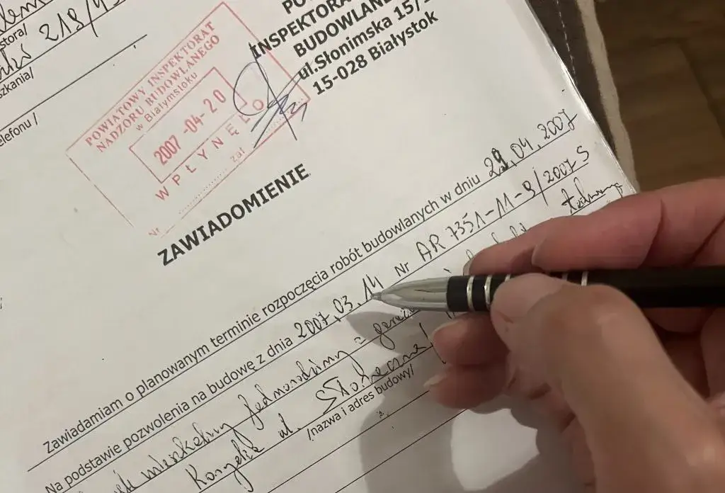 przykładowe dokumenty do legalizacji budynku