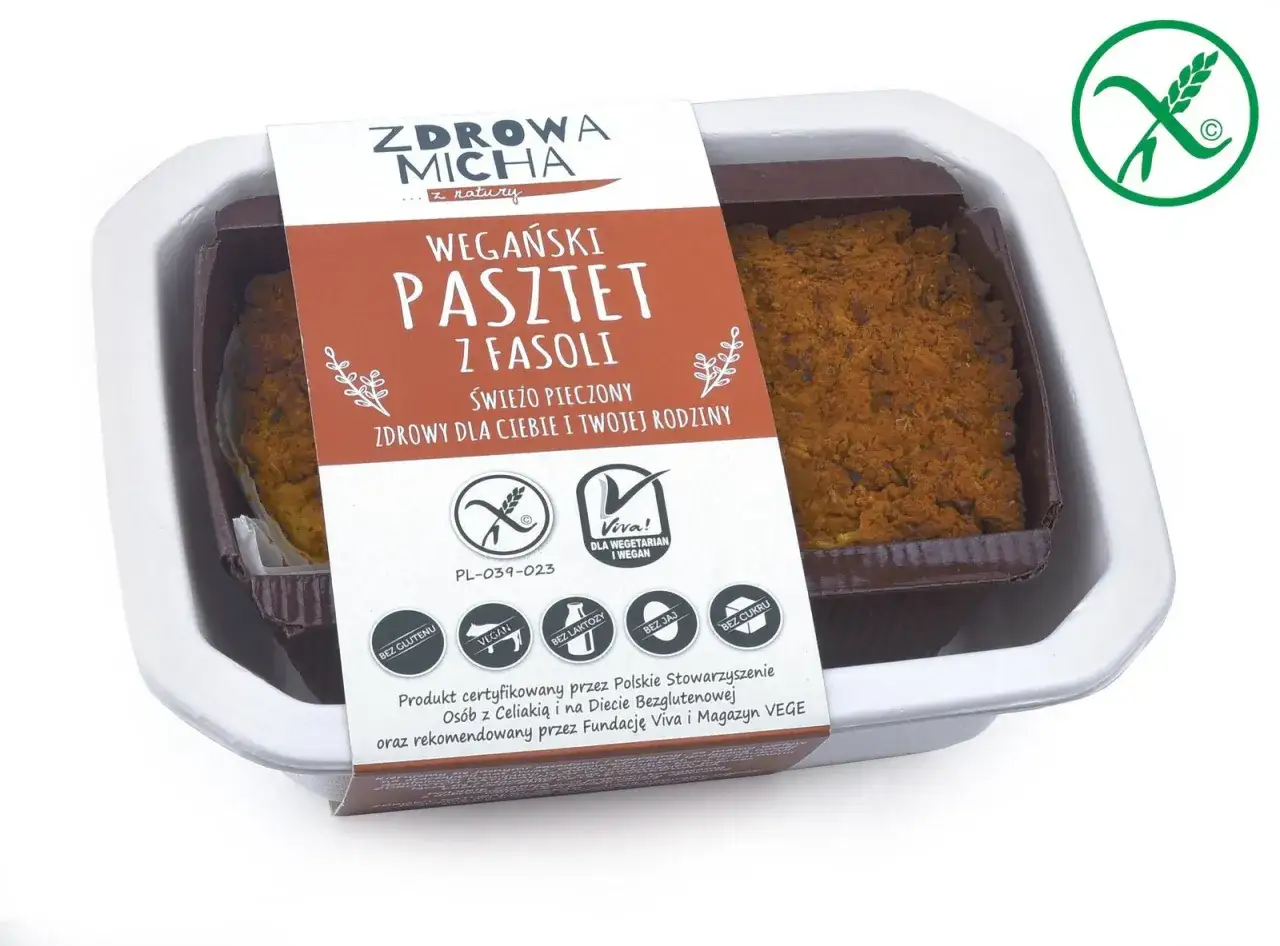 gotowy wegetariański pasztet, pieczony pasztet wege
