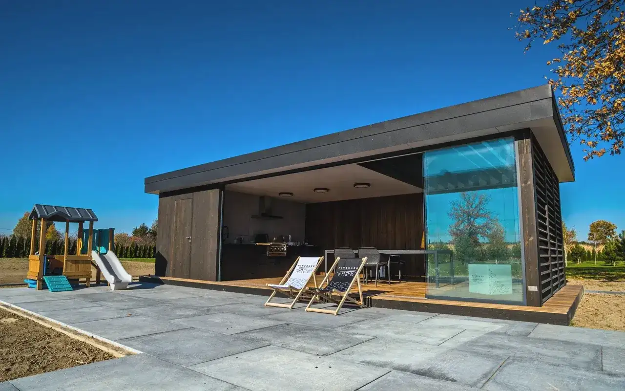 inspiracje nowoczesne altany z grillem industrialny skandynawski luksusowy