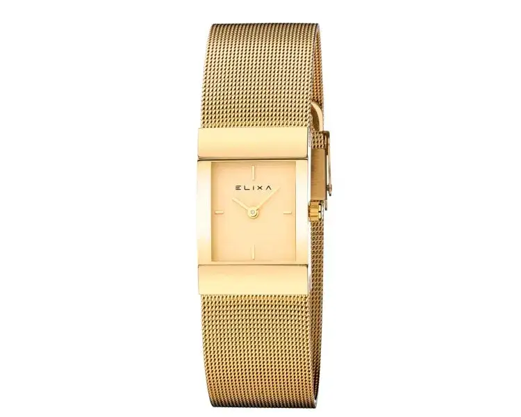 Modne zegarki damskie Apart r&oacute;żowe złoto mesh