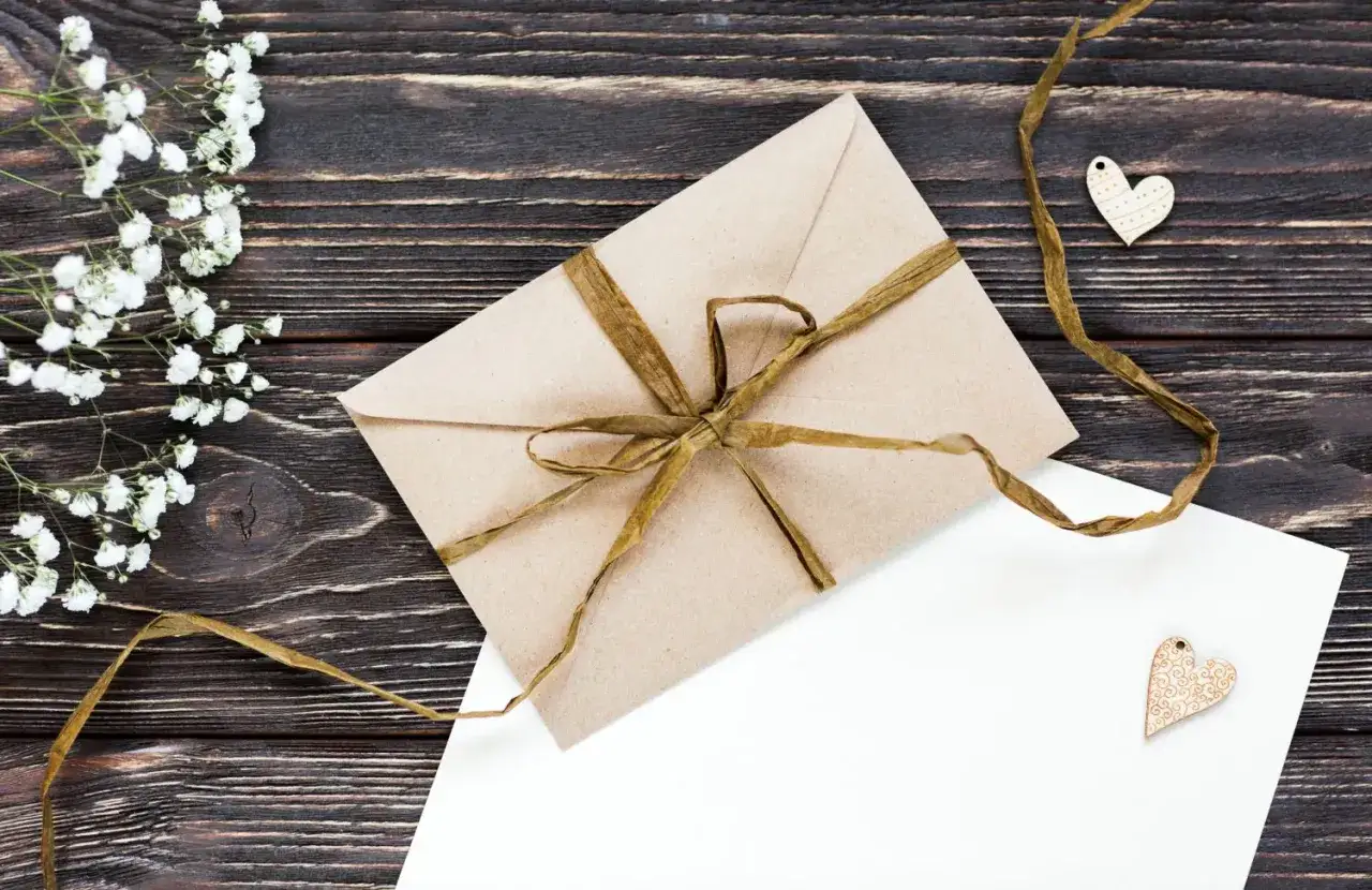 para młoda z kopertą