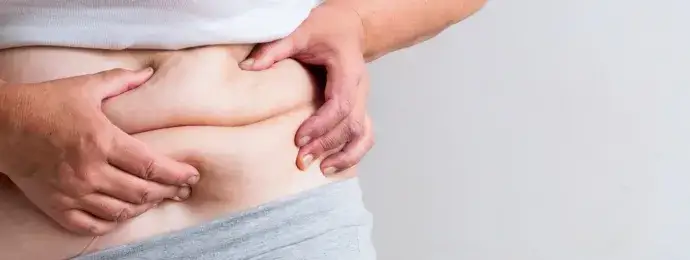 Osoba z nadwagą i zdrowy styl życia