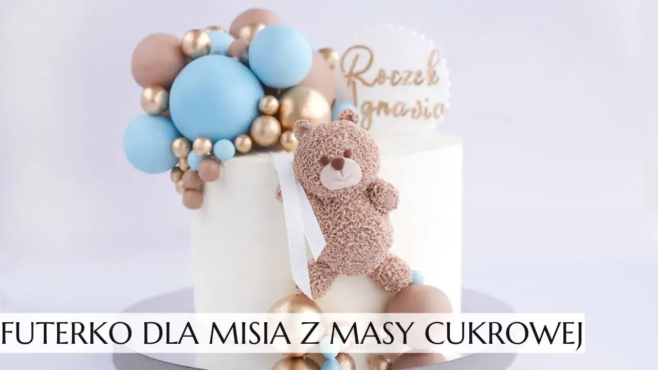 figurka misia z masy cukrowej krok po kroku