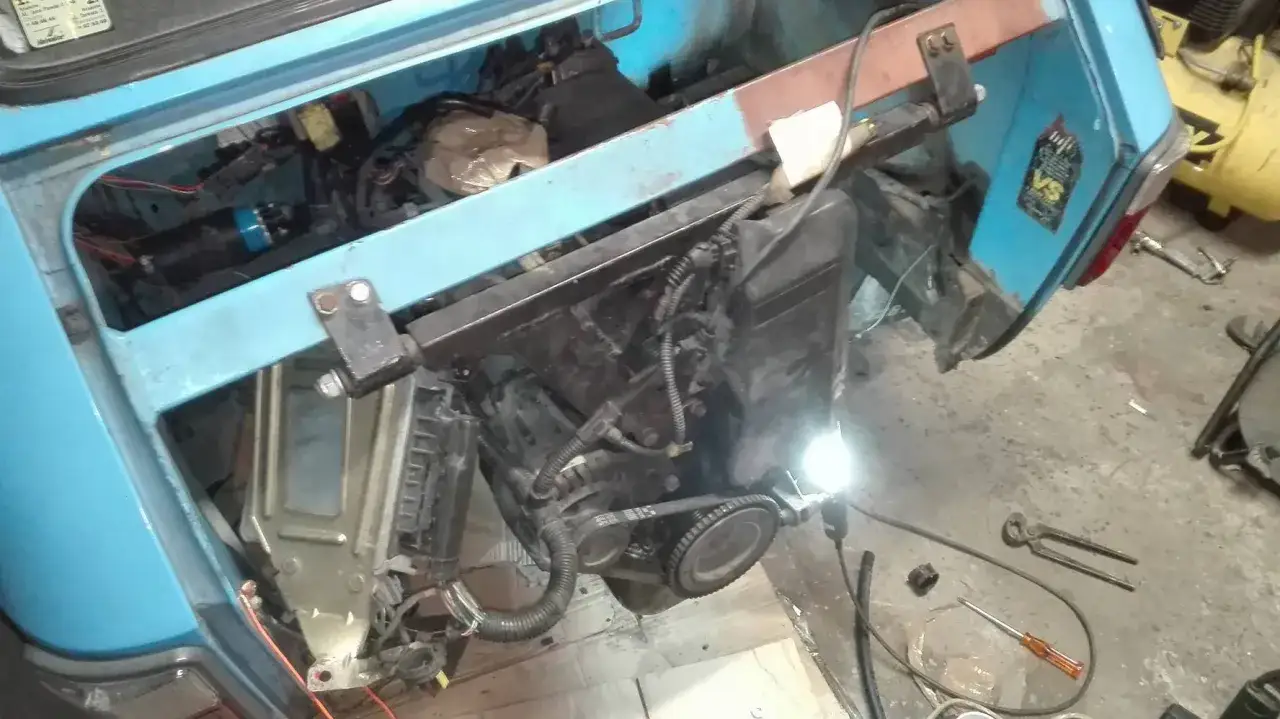 Fiat 126p z mocnym silnikiem