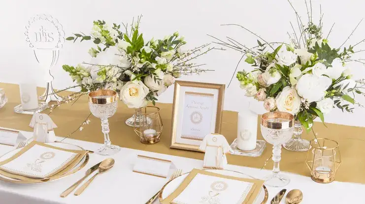 dekoracje na przyjęcie komunijne