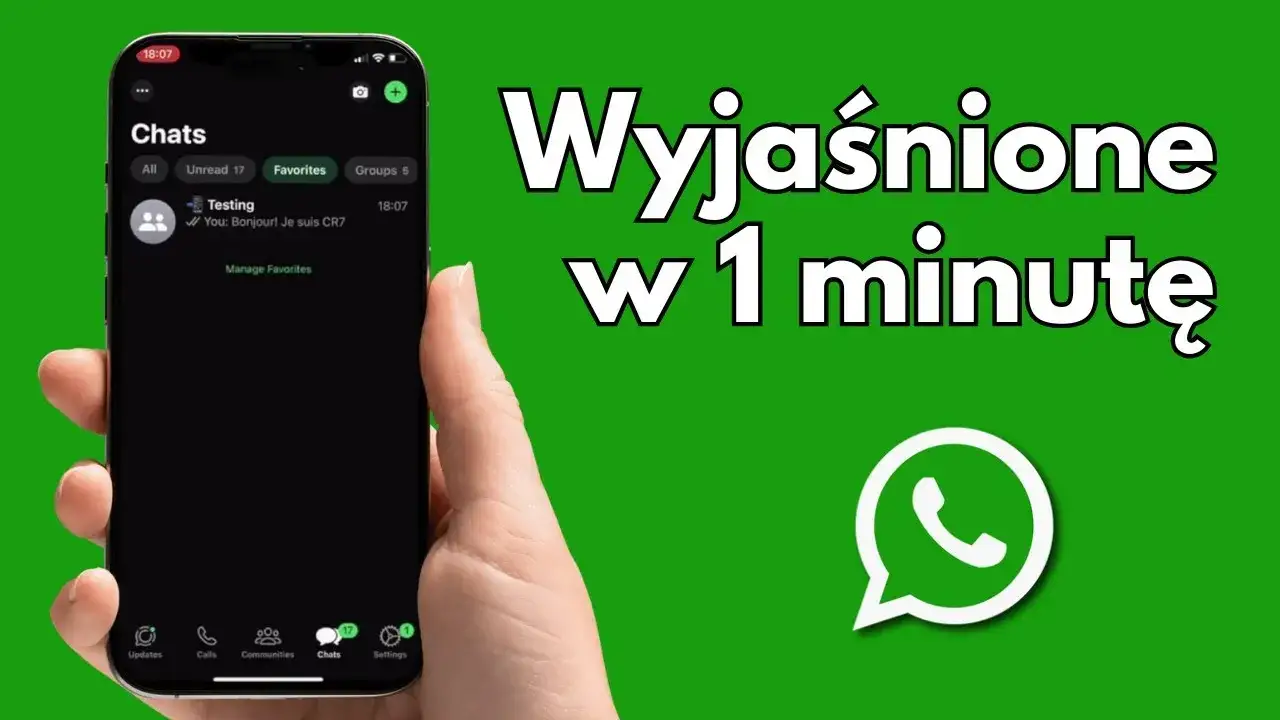 smartfon z interfejsem WhatsApp pokazujący opcję Tłumacz wiadomość