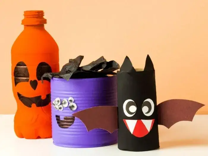 ozdoby na halloween z recyklingu DIY