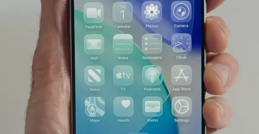 iPhone z ekranem ustawień aktualizacji oprogramowania