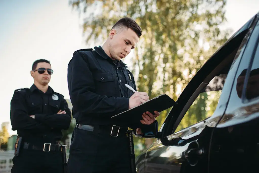 zbieranie dowodów kradzież policja