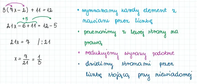 różne typy równań matematycznych porównanie