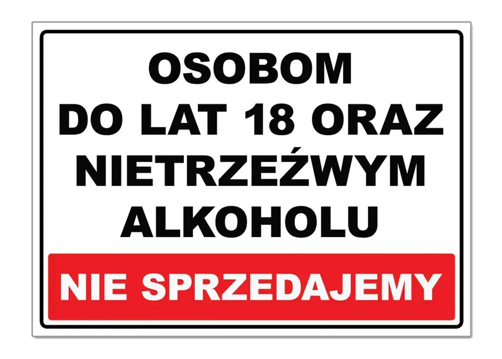 Kary za sprzedaż alkoholu nieletnim