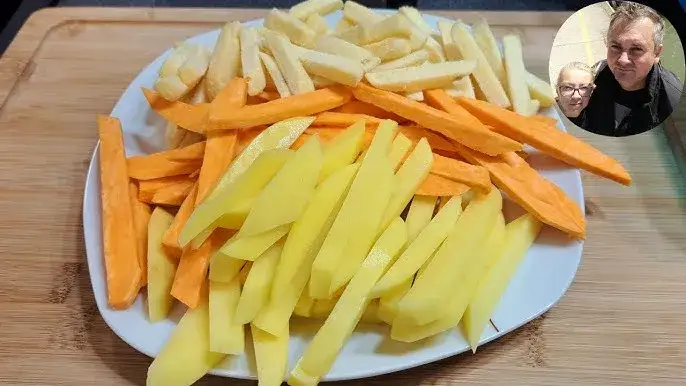 porównanie frytek smażonych i beztłuszczowych