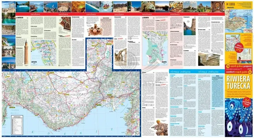 mapa turystyczna riwiera turecka bezpieczne regiony