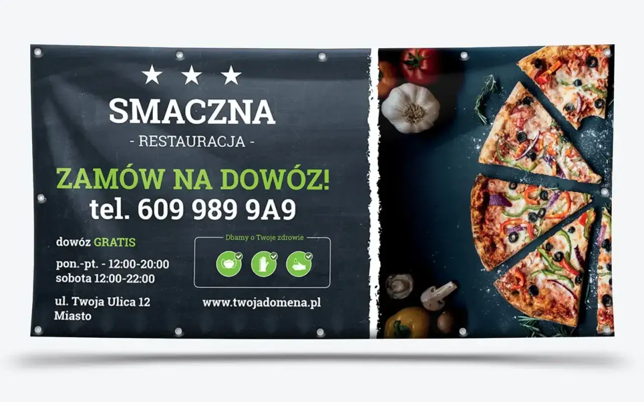 marketing pizzerii, reklama pizzy, ruchliwa ulica pizzeria