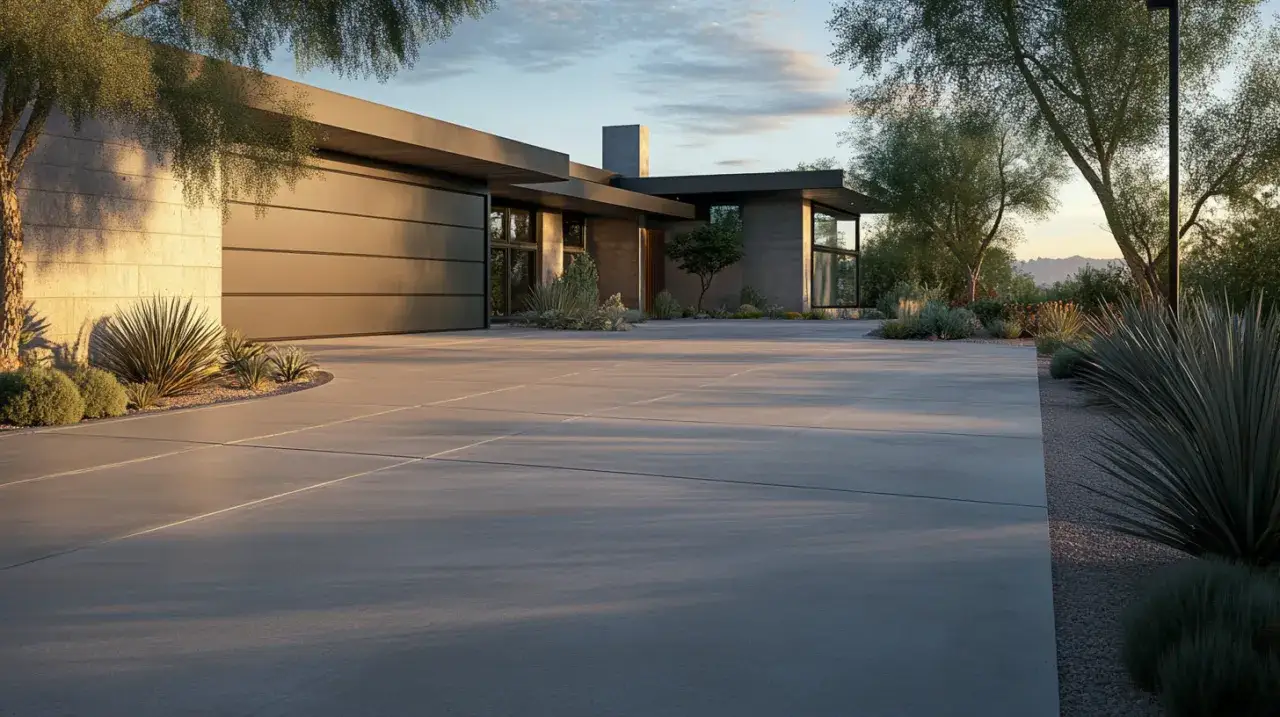 Zdjęcie Zastosowanie betonu architektonicznego na podjazd: Co warto wiedzieć