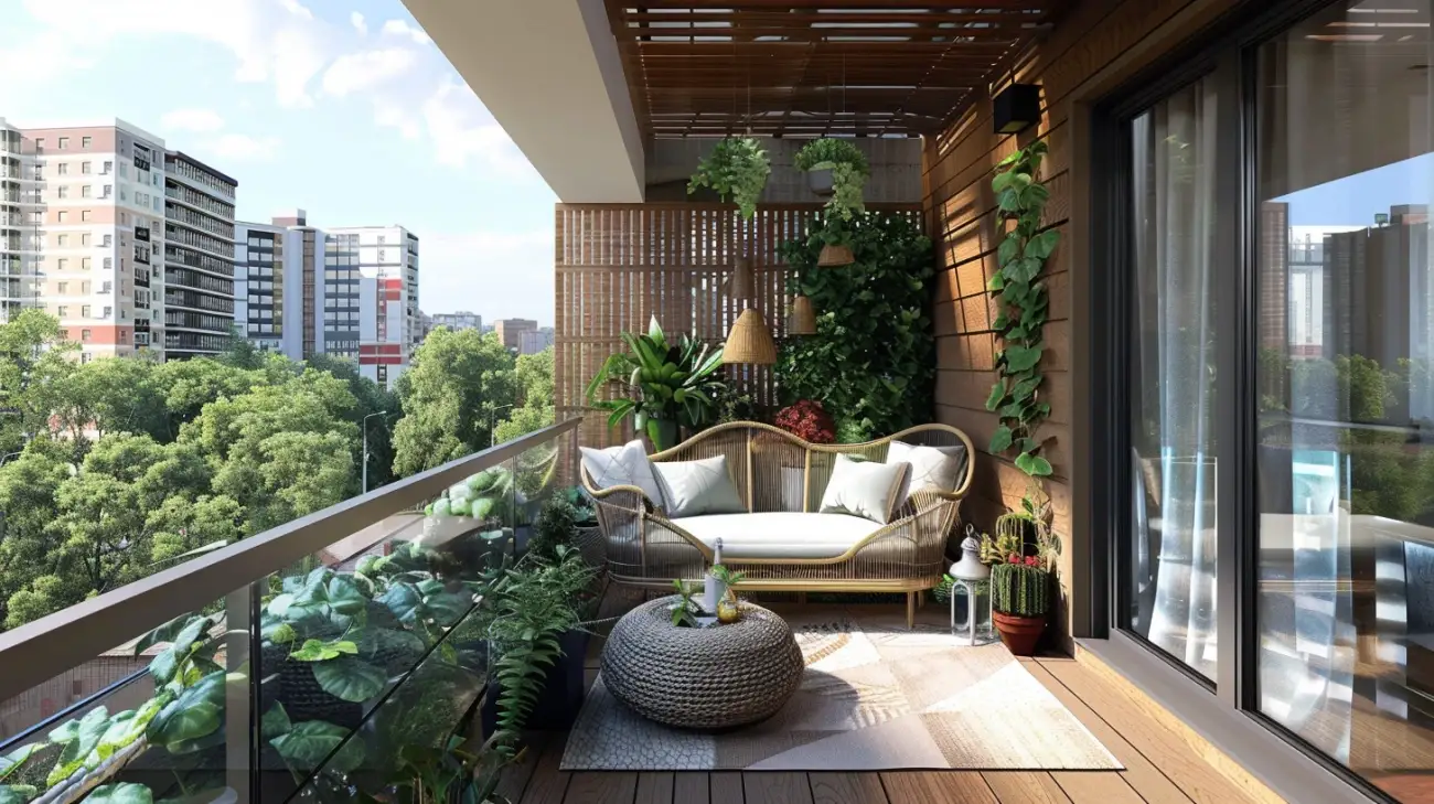 Zdjęcie Jak poprawnie zabezpieczyć balkon? Pomysły na boczną osłonę