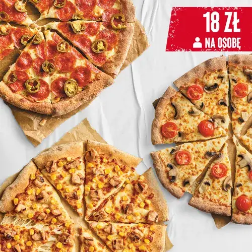Zdjęcie Średnia pizza Pizza Hut - ile cm ma naprawdę? Zaskakujące fakty!
