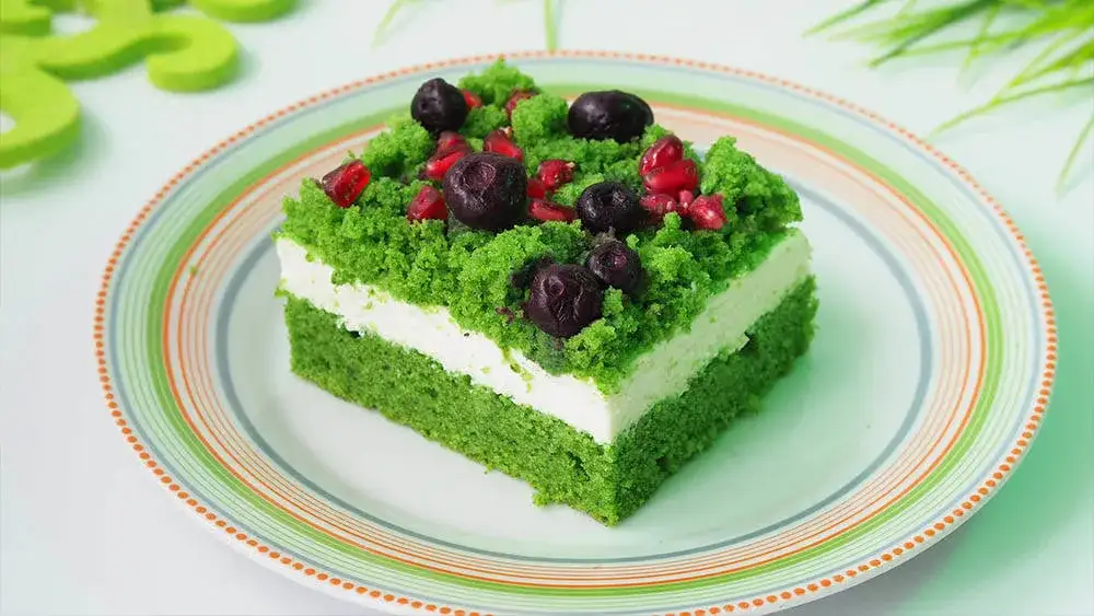 Zdjęcie Leśny mech - Ciasto leśny mech