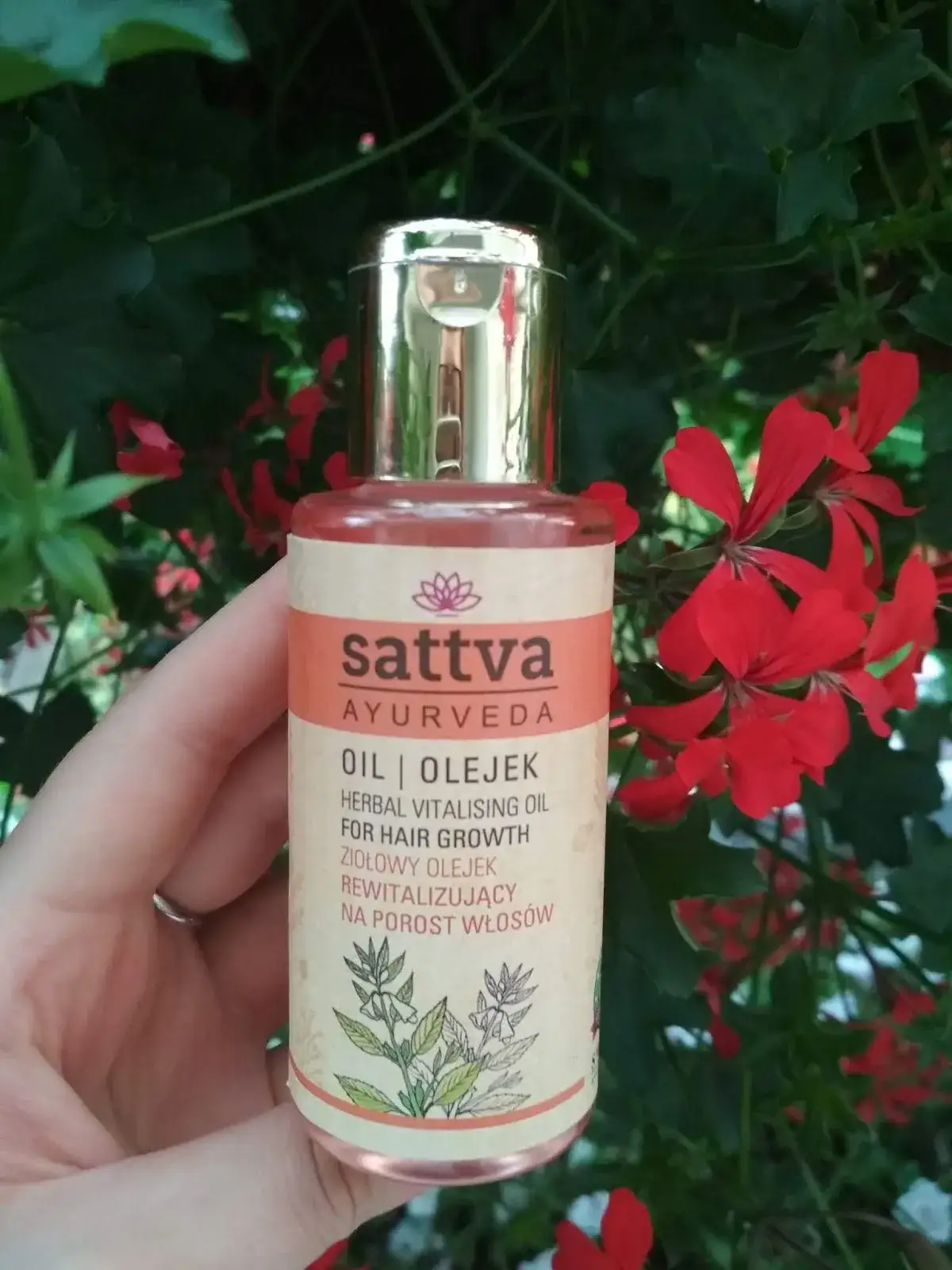 Zdjęcie Sattva olejek rewitalizujący - naturalne wsparcie dla zdrowych włosów