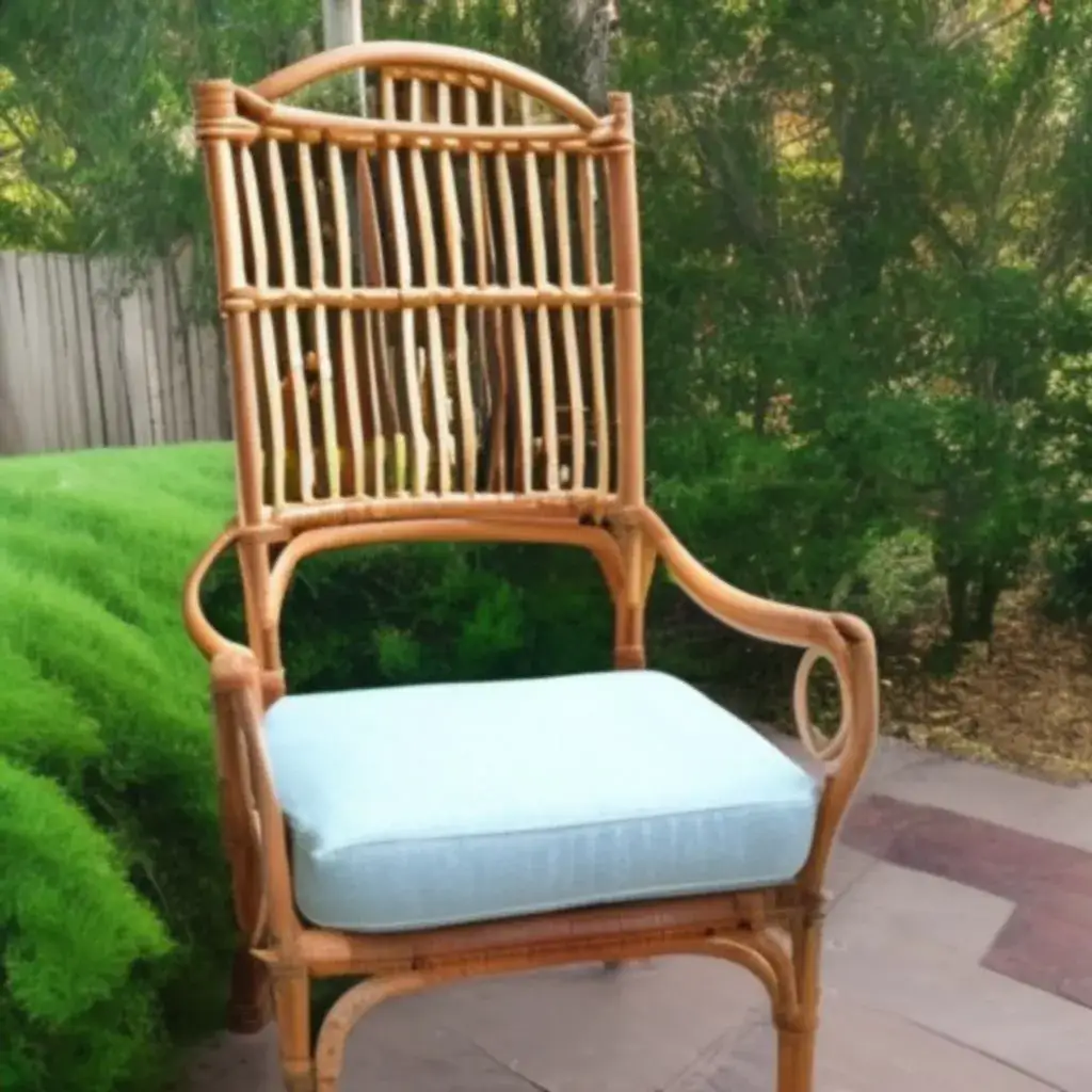 Zdjęcie Jak naprawić krzesło ogrodowe z rattanu: 5 prostych kroków