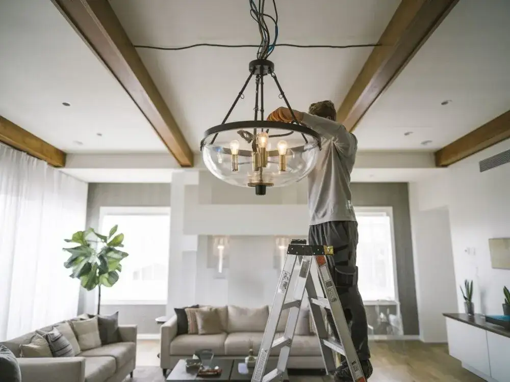 Zdjęcie Jak bezpiecznie wymienić żyrandol samodzielnie – proste kroki bez błędów