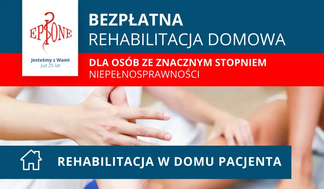 Darmowa rehabilitacja w domu dla os&oacute;b ze znacznym stopniem niepełnosprawności. Dowiedz się, ile kosztuje wizyta fizjoterapeuty w domu.