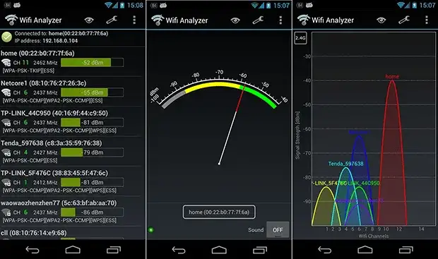 aplikacja wifi analyzer android