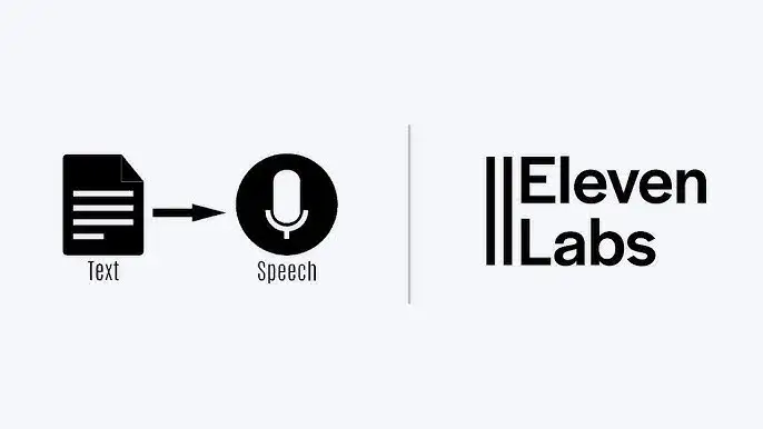 Logo ElevenLabs i przykłady zastosowań syntezy głosu