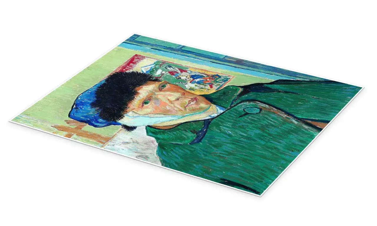 Vincent van Gogh autoportret z zabandażowanym uchem