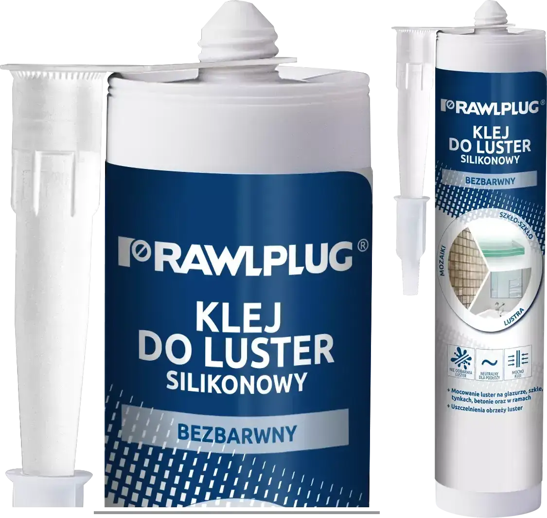 Rodzaje klejów do luster i ich opakowania