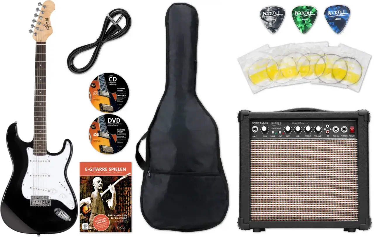 E-Gitarre Anf&auml;nger Set