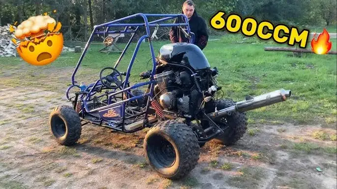 Buggy z silnikiem motocyklowym