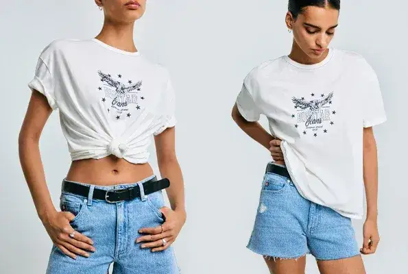 r&oacute;żne sposoby wpuszczania t-shirtu w spodnie