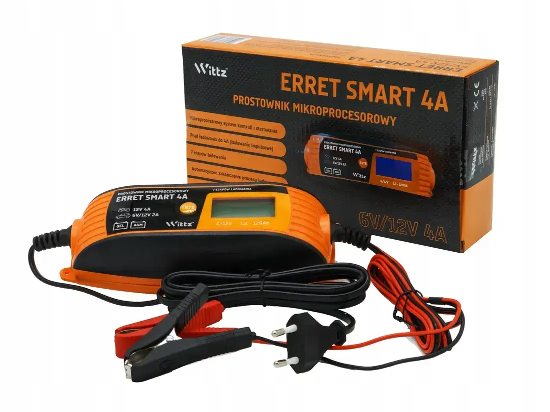 prostownik mikroprocesorowy do akumulatorów żelowych